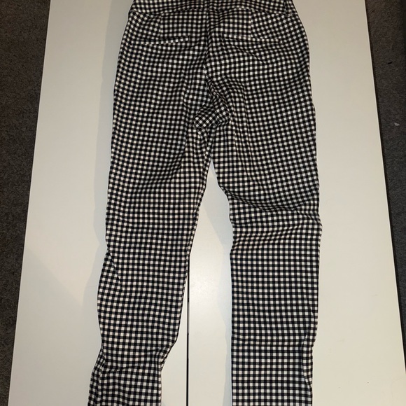Old Navy Black and White Plaid Pants - Picture 7 of 7